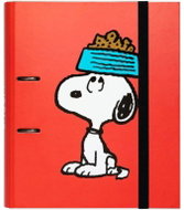 Snoopy Dog Food - Premium Ring Binder - Arch Folder