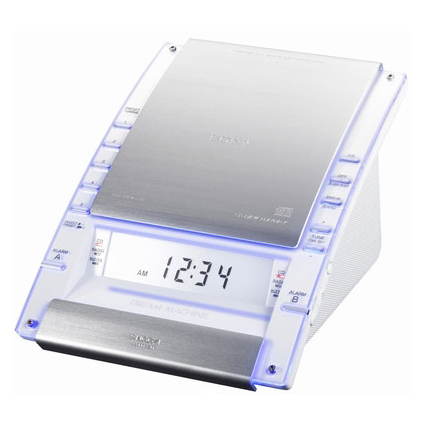 Clock radio SONY ICFC-D7000W with CD player - Radio Alarm Clock - Hauptbild