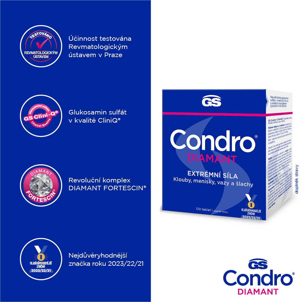 GS Condro Diamant, 120 tablet