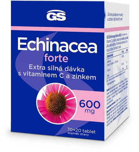 GS Echinacea Forte 600, 70+20 tablets - Echinacea - Main image