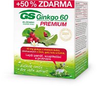 GS Ginkgo 60 Premium CZ, 40+20 Tablets - Ginkgo Biloba
