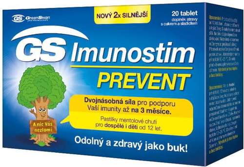 GS Imunostim Prevent, 20 tablets - Dietary Supplement - Main image