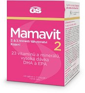 GS Mamavit Prefolin + DHA + EPA 2016 CZ/SK, 30+30 Tablets/Capsules - Dietary Supplement