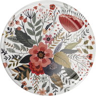 Gastro Spare screw cap Summer flowers, set of 10, TO 66 - Canning Lid