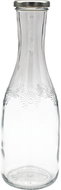 Gastro Skleněná láhev na šťávu 750 ml, stříbrné víčko, sada 6 ks - Glass