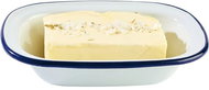 APS Enamelware Bowl 350 ml, white/blue - Small Bowl