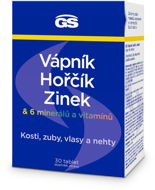 GS Vápnik horčík zinok Premium tbl. 30 - Minerály