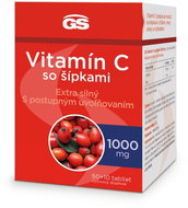 GS Vitamín C 1000 so šípkami, 50 + 10 tabliet - Vitamín C
