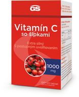 GS Vitamín C 1000 so šípkami, 100 + 20 tabliet - Vitamín C