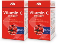 GS Vitamin C 1000 se šípky, 2 × 120 tablet - Vitamin C
