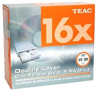TEAC W516GBK - DVD±R 16x, DVD+R9 4x, DVD+RW 8x, DVD-RW 6x, interní Kit - DVD vypalovačka