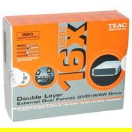 TEAC W516GC-PUK - DVD±R 16x, DVD+R9 8x, DVD-R DL 4x, DVD+RW 8x, DVD-RW 6x, externí USB2.0 KIT - DVD Burner