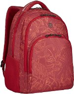 WENGER UPLOAD 16", piros körvonal minta - Laptop hátizsák