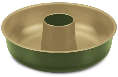 Guardini Cake mould 25 cm, green and gold - Baking Mould - Main image