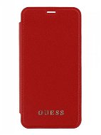 Guess Iridescent Book pre Apple iPhone X Red - Puzdro na mobil