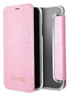 Guess Python Book pre Apple iPhone X Pink - Puzdro na mobil