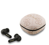 Guess PU 4G Script Logo ENC TWS Wireless headphones pink - Wireless Headphones