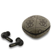 Guess PU 4G Script Logo ENC TWS Wireless headphones brown - Wireless Headphones