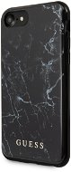 Guess Marble for iPhone 8/SE 2020, Black - Phone Cover