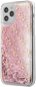 Guess 4G Liquid Glitter - Apple iPhone 12 Pro Max, Pink - Telefon tok