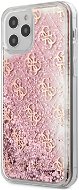 Guess 4G Liquid Glitter für Apple iPhone 12 Pro Max Pink - Handyhülle