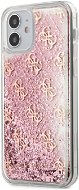Guess 4G Liquid Glitter - Apple iPhone 12 Mini, Pink - Telefon tok