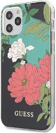 Guess PC/TPU Flower N.1 for Apple iPhone 12/12 Pro, Black - Phone Cover