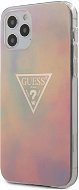 Guess PC/TPU T&D Gold Triangle for Apple iPhone 12/12 Pro, Pink - Phone Cover