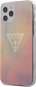 Guess PC/TPU T&D Gold Triangle für Apple iPhone 12/12 Pro Pink - Handyhülle