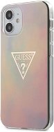 Guess PC/TPU T&D Gold Triangle für Apple iPhone 12 Mini Pink - Handyhülle