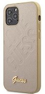 Guess Iridescent Love for Apple iPhone 12 Pro Max, Gold - Phone Cover