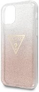 Guess Solid Glitter for iPhone 11, Pink (EU Blister) - Phone Cover