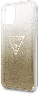 Guess Solid Glitter for iPhone 11, Gold (EU Blister) - Phone Cover
