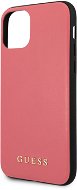 Guess PU Leather Back Cover for iPhone 11 Pro, Pink - Phone Cover
