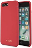 Guess Silicone Logo TPU tok iPhone 7/8 Plus készülékhez, piros - Telefon tok