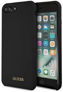 Guess Silicone Logo TPU Case Black für iPhone 7/8 Plus - Handyhülle