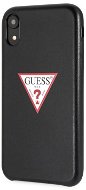 Guess PU Leather Case Triangle Black für iPhone XR - Handyhülle