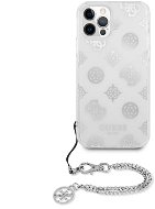 Guess PC Chain Peony na Apple iPhone 12 / 12 Pro Silver - Kryt na mobil