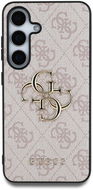 Guess PU 4G Metal Logo Samsung Galaxy S25 rózsaszín tok - Telefon tok