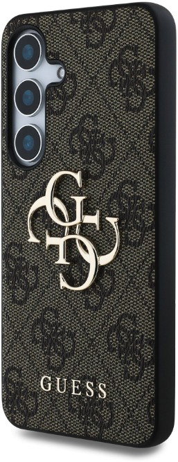 Guess PU 4G Metal Logo Samsung Galaxy S25+ barna tok