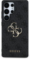 Guess PU 4G Metal Logo Back Cover for Samsung Galaxy S25 Ultra Grey - Phone Cover