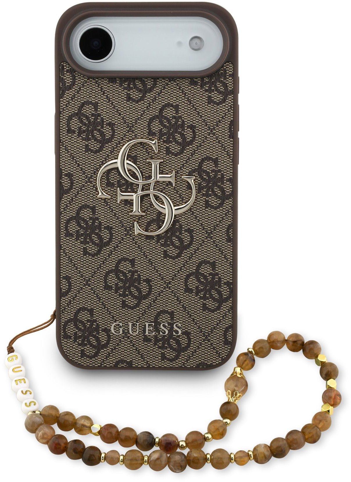 Guess PU 4G Metal Logo Strap iPhone Air barna tok