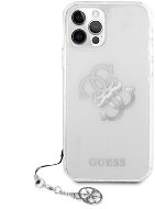 Guess TPU Big 4G Logo Silver for Apple iPhone 12 Pro Max, Transparent - Phone Cover