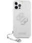Guess TPU Big 4G Logo Silver Apple iPhone 12 Pro Max Transparent tok - Telefon tok