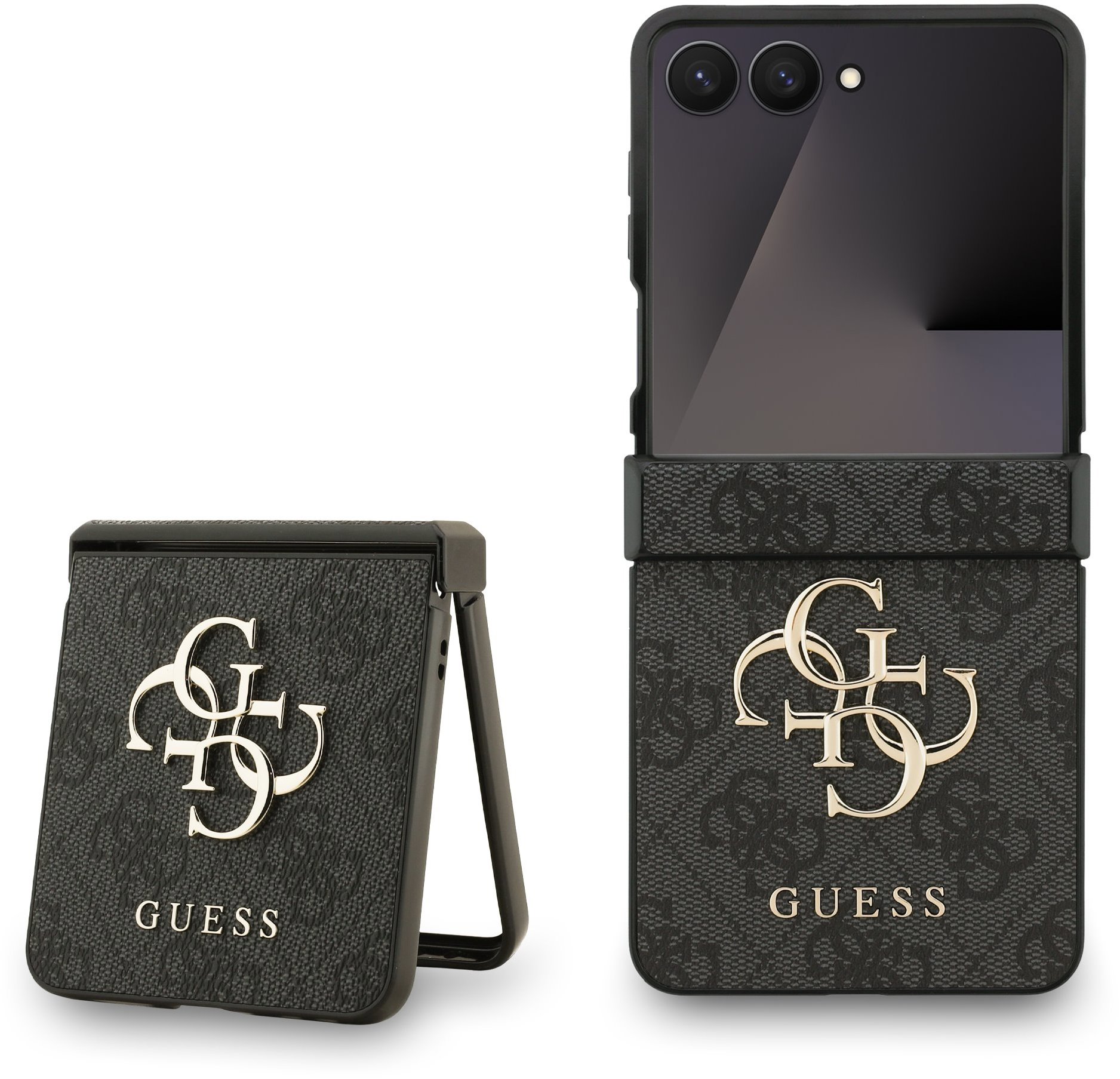 Guess PU 4G Metal Logo Samsung Galaxy Z Flip 7 Grey tok