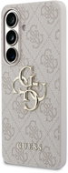 Guess PU 4G Metal Logo Back Cover for Samsung Galaxy S26 Pink - Phone Cover