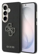 Guess PU 4G Resin Metal Logo Back Cover for Samsung Galaxy S26+ Black - Phone Cover