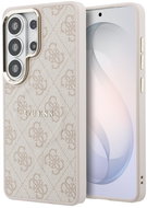 Guess PU Leather 4G Strass Triangle Triangle Logo Gold Frame Magnetic Back Cover for Samsung Galaxy  - Phone Cover