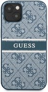Guess PU 4G Printed Stripe Back Cover for Apple iPhone 13, Blue - Phone Cover