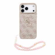 Guess PU 4G Metal Logo Strap pro iPhone 18 Pro Max Pink - Protective Case